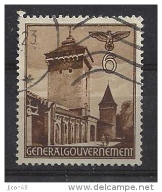 Generalgouvernement 1940  Bauwerke   (o) Mi.40 - Gouvernement Général