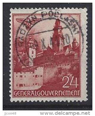 Generalgouvernement 1940  Bauwerke   (o) Mi.45 - Gouvernement Général