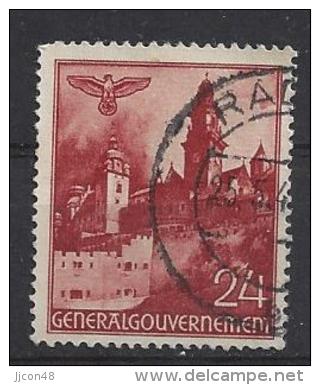 Generalgouvernement 1940  Bauwerke   (o) Mi.45 - Gouvernement Général