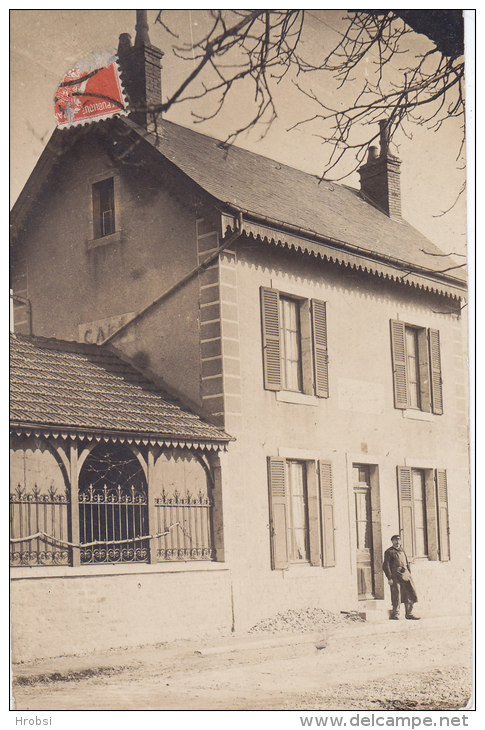 FONTAINE, PETITE CROIX, Carte Photo, Maison De M Bertillon, Voir Verso Explicatif - Fontaine