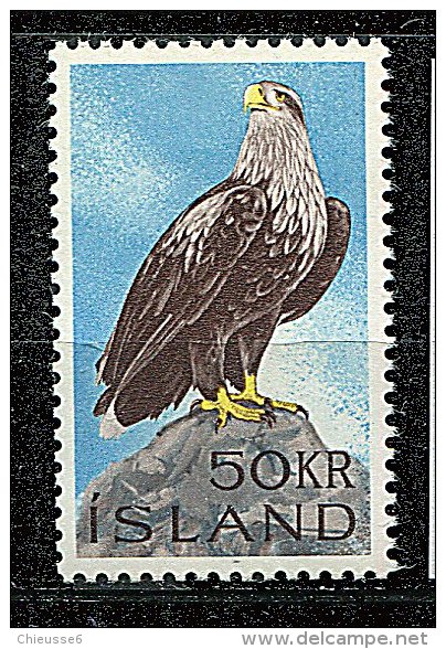 Islande** N° 353 - Oiseaux : Aigle - Neufs