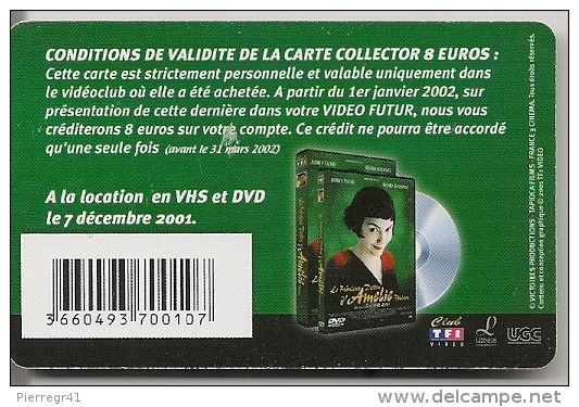 CARTE-VIDEO FUTUR-8€-AMELIE POULAIN-TBE - - Subscription