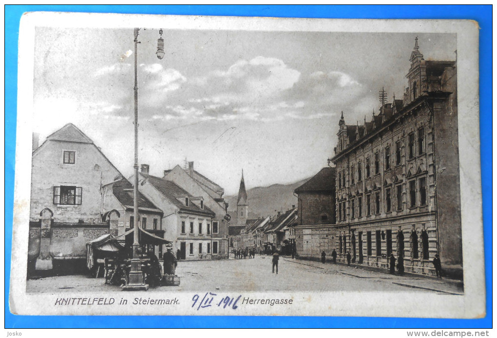 KNITTELFELD In Steiermark. - Herrengasse ( Austria )  * Old Postcard - Travelled 1916. - Knittelfeld