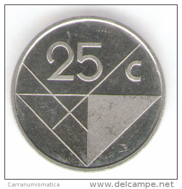 ARUBA 25 CENTS 1990 - Autres – Amérique