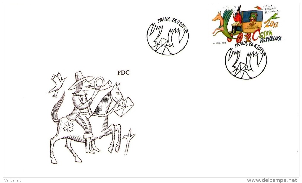 Year 2013 - 130 Years Postal Banking, FDC - FDC