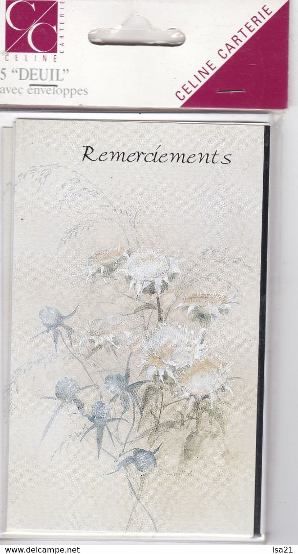 CPM Cartes De Remerciements DEUIL Lot De 5 - Funeral