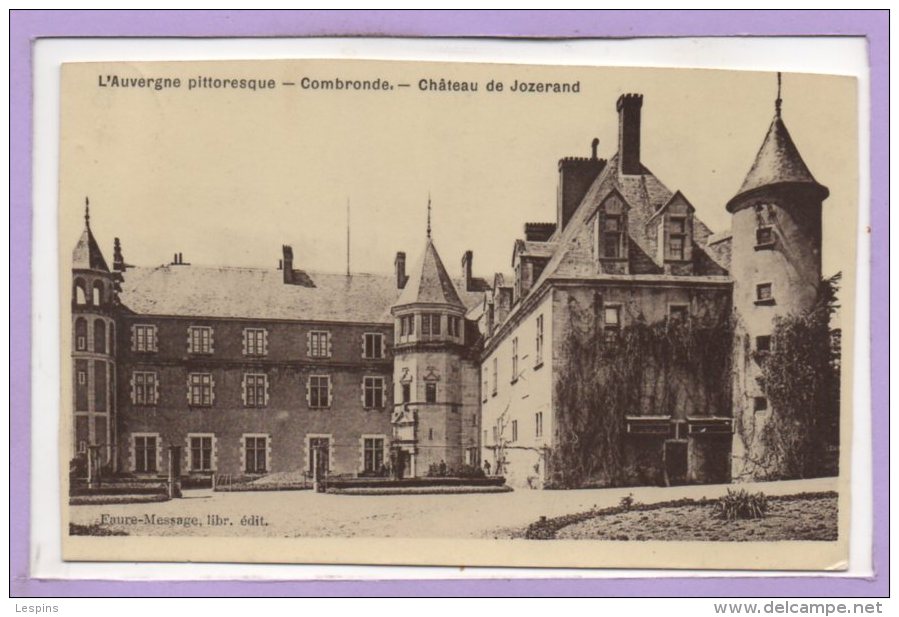 63 - COMBRONDE -- --  Château De Jozerand - Combronde