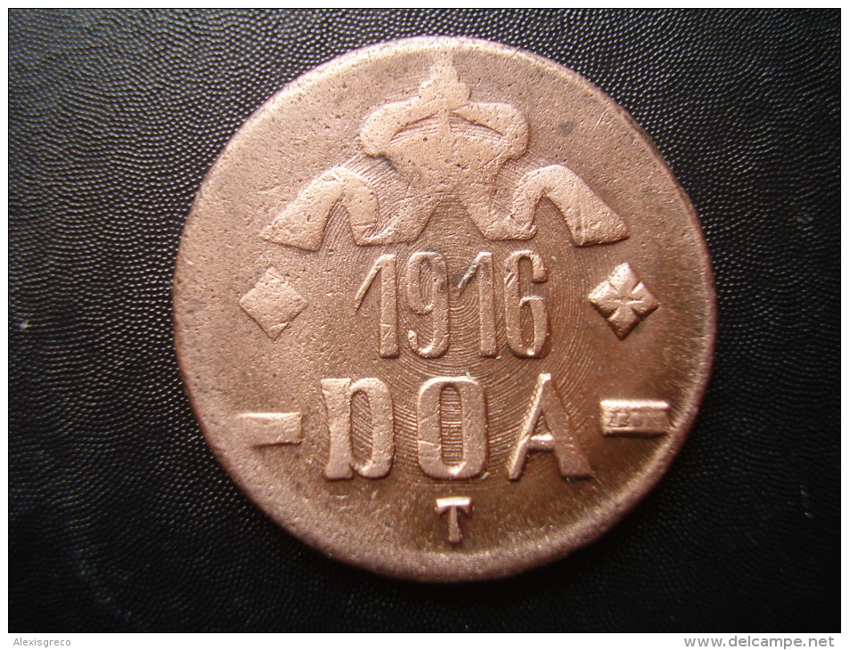 DOA  1916 EMERGENCY TABORA COINS 20 HELLER COPPER TYPE B - B . - Duits Oost-Afrika