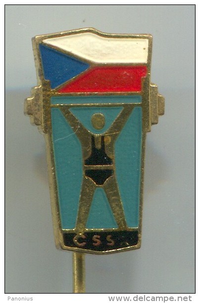 WEIGHTLIFTING - CSSR, Pin, Badge - Haltérophilie