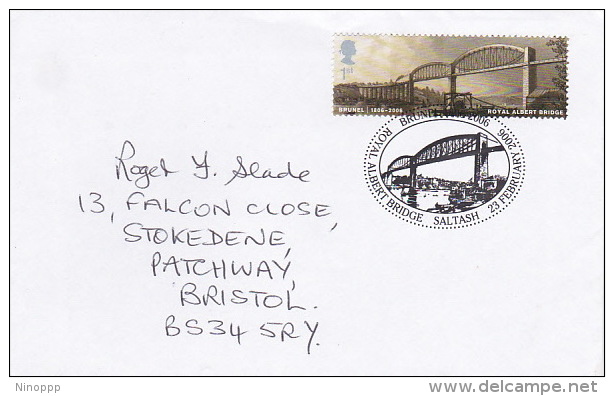 Brunei 2006 Royal Albert Bridge Bicentenary Souvenir Cover - Brunei (1984-...)