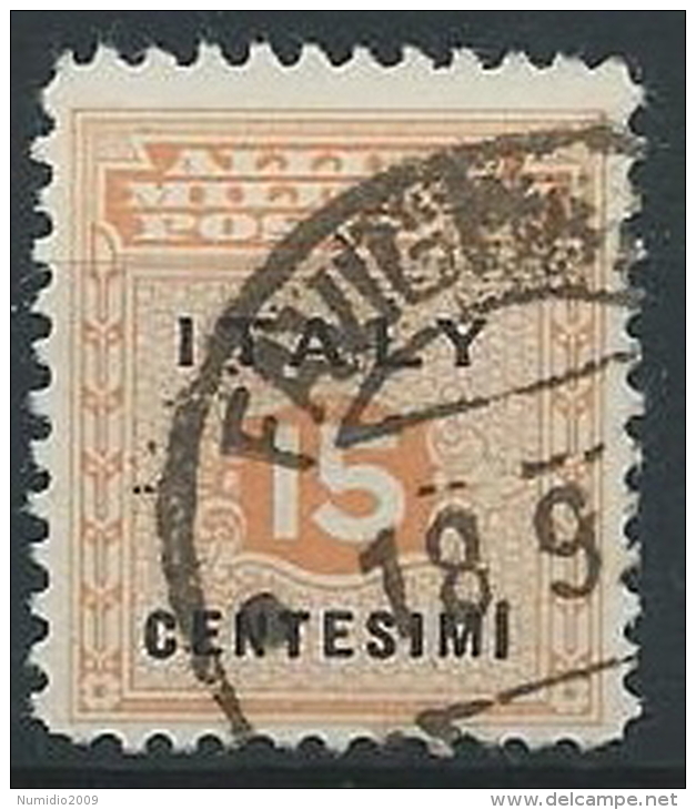 1943 OCCUPAZIONE ANGLO AMERICANA SICILIA USATO 15 CENT - ED593-2 - Anglo-american Occ.: Sicily