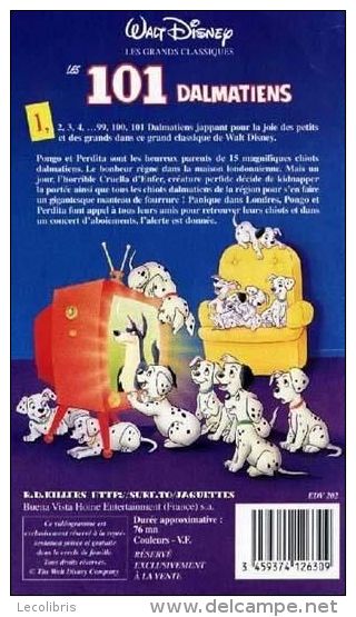 Walt Disney °°°°  Les 101 Dalmatiens - Kinder & Familie