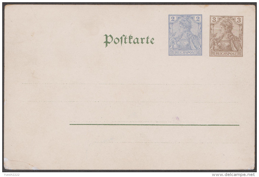 Allemagne 1900. Entier Postal TSC. Fröliche Weihnachten, Joyeux Noël. Père Noël, Faon, Poupées, étoile - Puppen