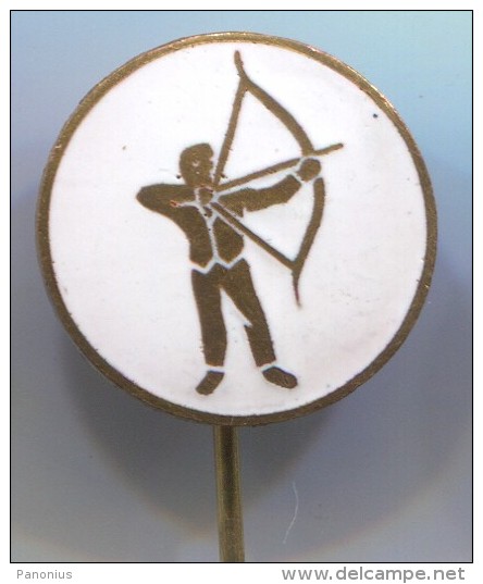 ARCHERY / SHOOTING - Enamel, Pin, Badge - Bogenschiessen