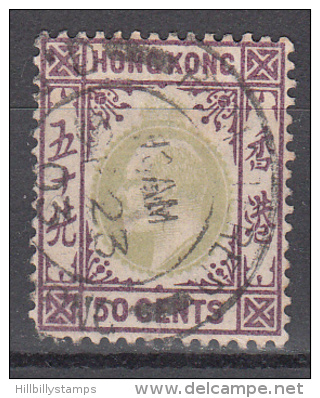 Hong Kong    Scott No.   80     Used    Year  1903    Wmk 2 - Gebraucht
