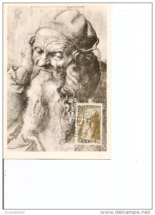 Sarre -Peintures -Durer ( CM De 1955 à Voir) - Maximumkarten