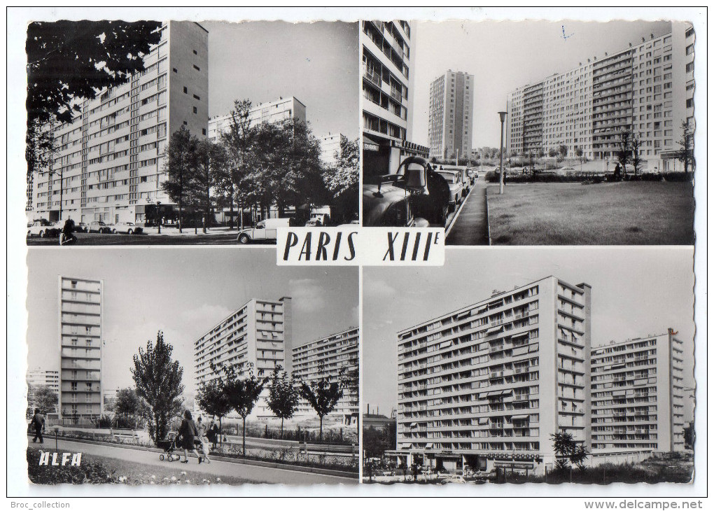 Paris XIIIe, Nouveaux Ensembles Du Quartier De La Glacière, éd. Alfa 7.641-D, Collection Tabac-Journeaus Le Fontenoy - Distretto: 13