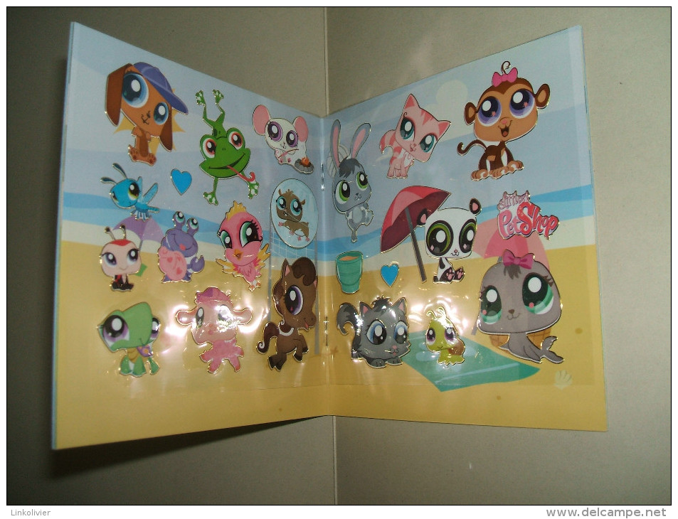 Mini-livre Hasbro Littlest PetShop STICKERS GOLD Autocollants Repositionnables 2009 - Aufkleber