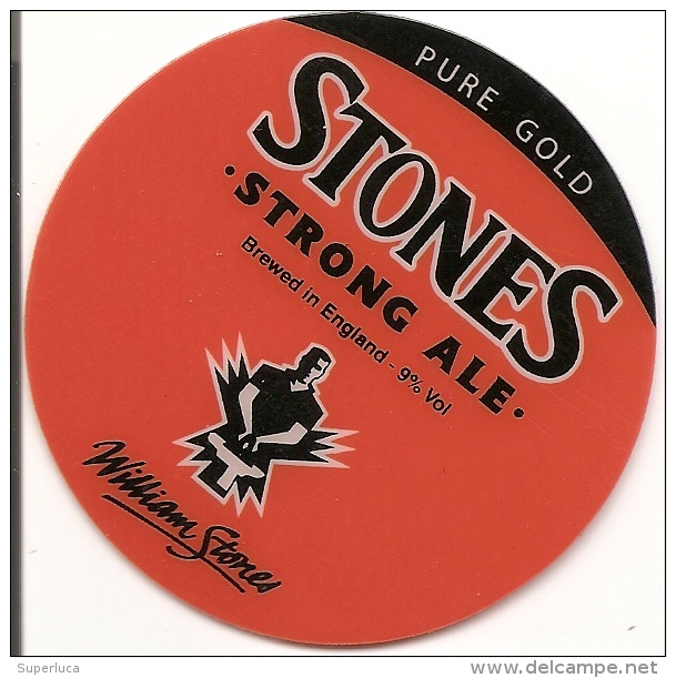 P-BIRRA STONES-STRONG ALE-ADESIVO DA SPILLATRICE - Insegne