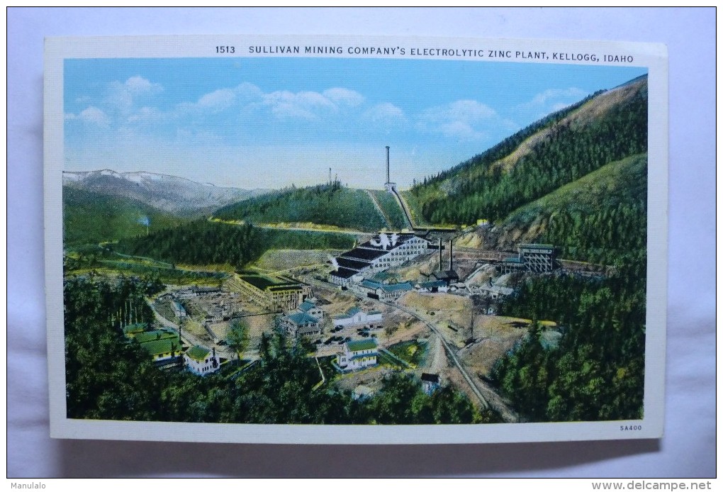 Kellogg - Sullivan Mining Company's Electrolytic Zinc Plant, - Andere & Zonder Classificatie