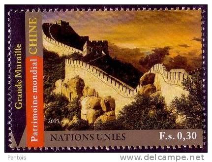 Genève 6 Timbres Tirés Du Carnet Booklet Patrimoine Mondial Chine China - Unused Stamps