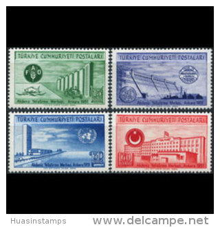 TURKEY 1951 - Scott# 1051-4 Econimic Set Of 4 LH (XQ541) - Ungebraucht