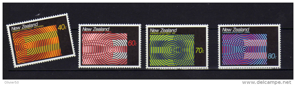 Nouvelle-Zélande  -  "Electricité" Neufs** - Unused Stamps