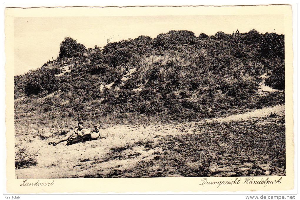 Zandvoort - Duingezicht Wandelpark (1939) - Jongens In Duinpan -   Noord-Holland / Nederland - Zandvoort