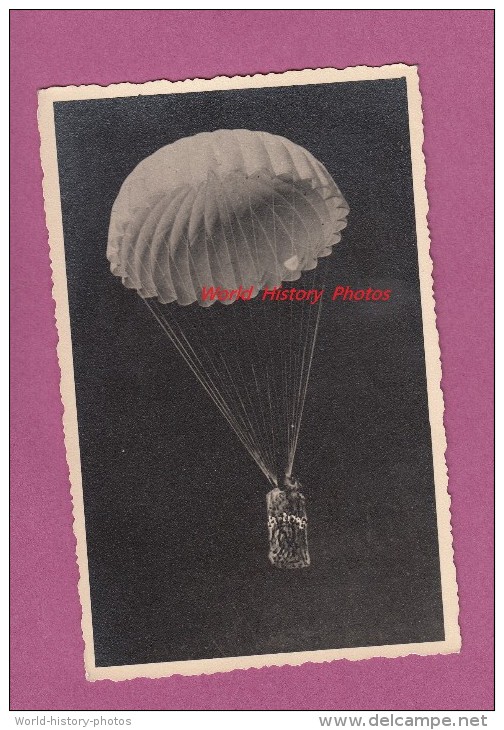 CPA Photo - VINCENNES - Essai De Parachutage En 1946 - Exposition Philatélique Sur Les Prisonniers De Stalag - WW2 - Fallschirmspringen