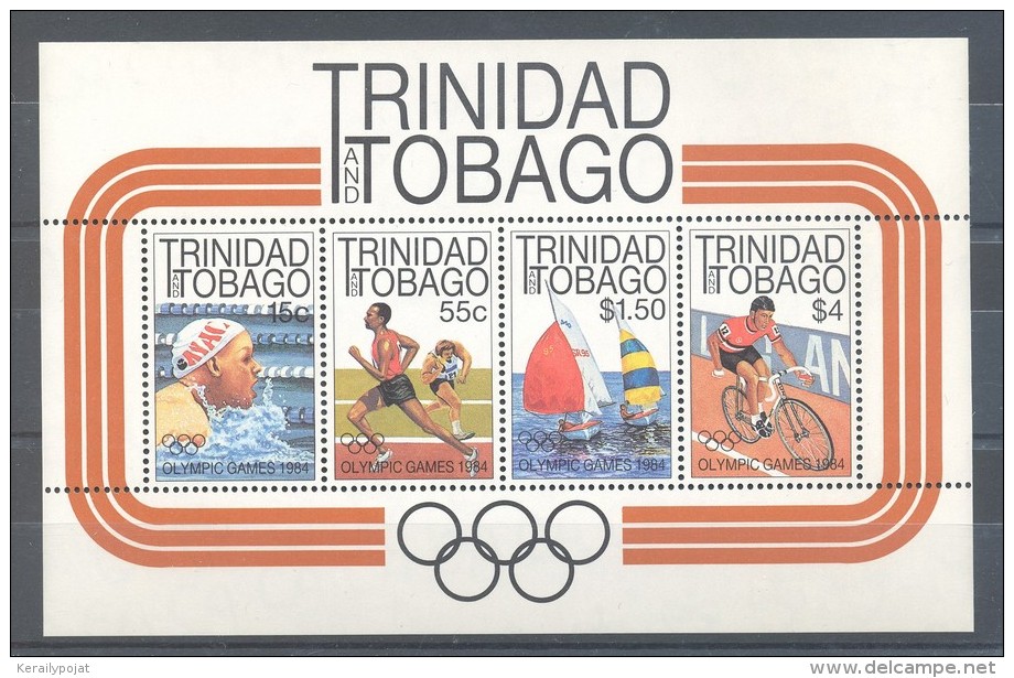 Trinidad & Tobago - 1984 Los Angeles Block MNH__(TH-10746) - Trinité & Tobago (1962-...)