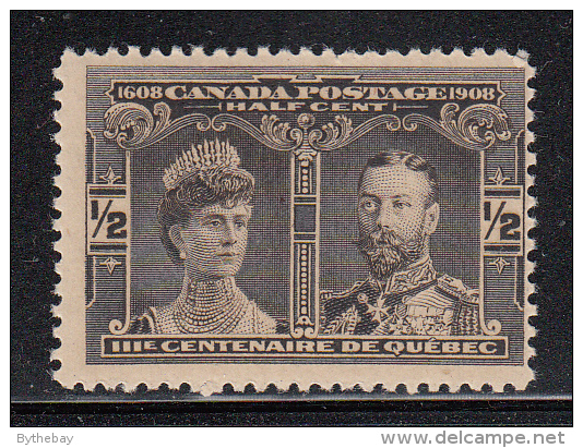 Canada MH Scott #96 1/2c Prince & Princess Of Wales - Quebec Tercentenary - Unused Stamps