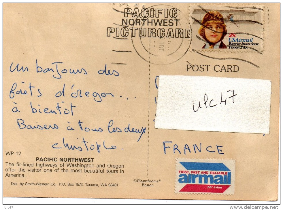 - OREGON. - 15 Cm X 11 Cm - Scan Verso - - Other & Unclassified