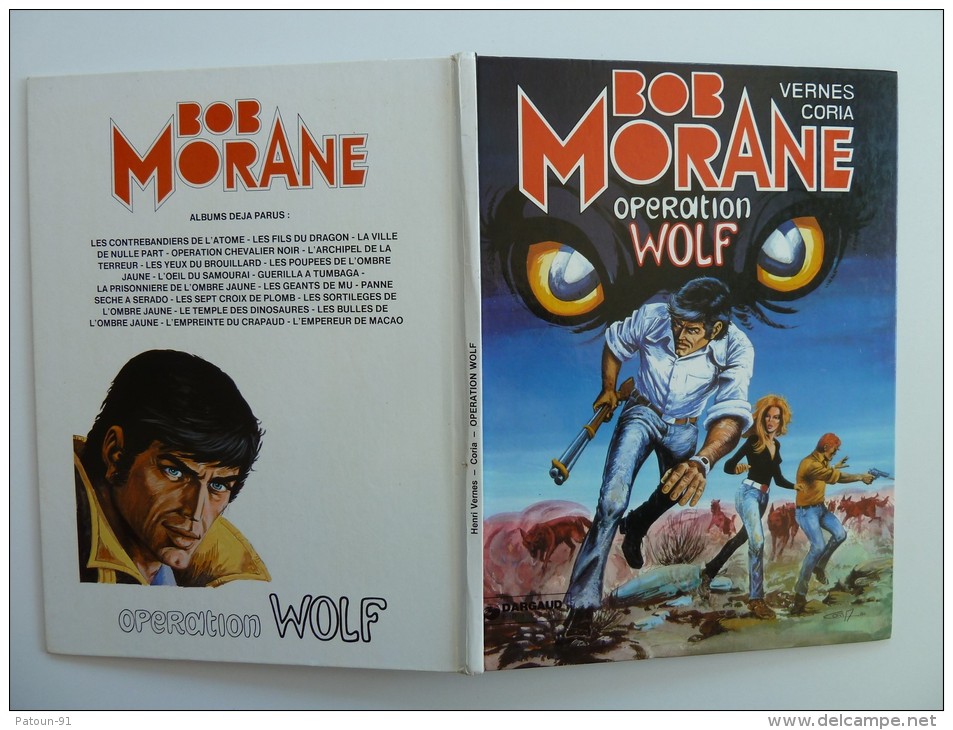 Bob Morane,Opération Wolf, En  EO  1980  Edition Dargaud,en TBE - Bob Morane