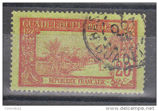 GUADELOUPE YT 61 Oblitéré BASSE TERRE - Gebraucht