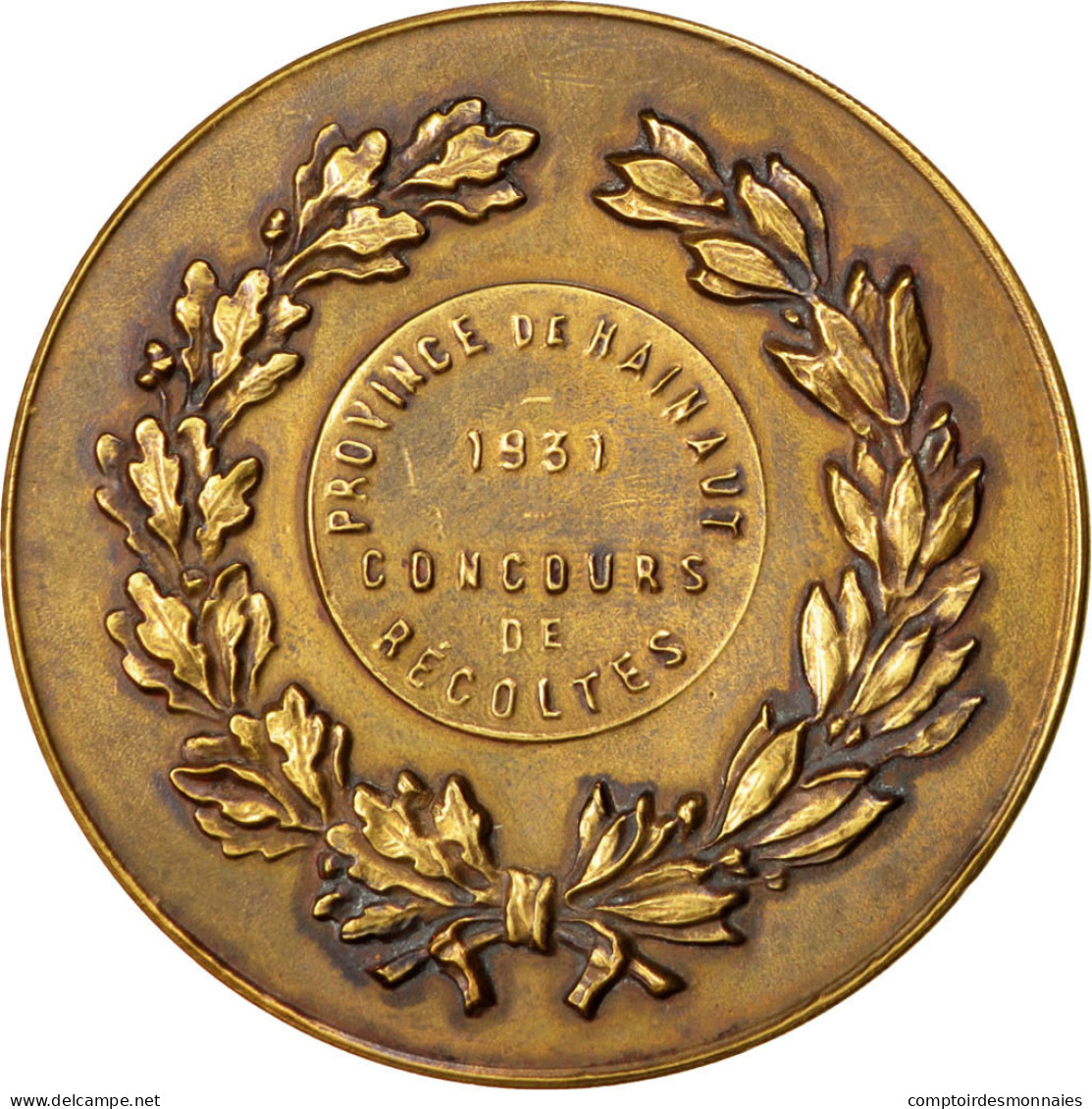 Belgique, Medal, Business & Industry, 1931, SUP, Bronze - Sonstige & Ohne Zuordnung