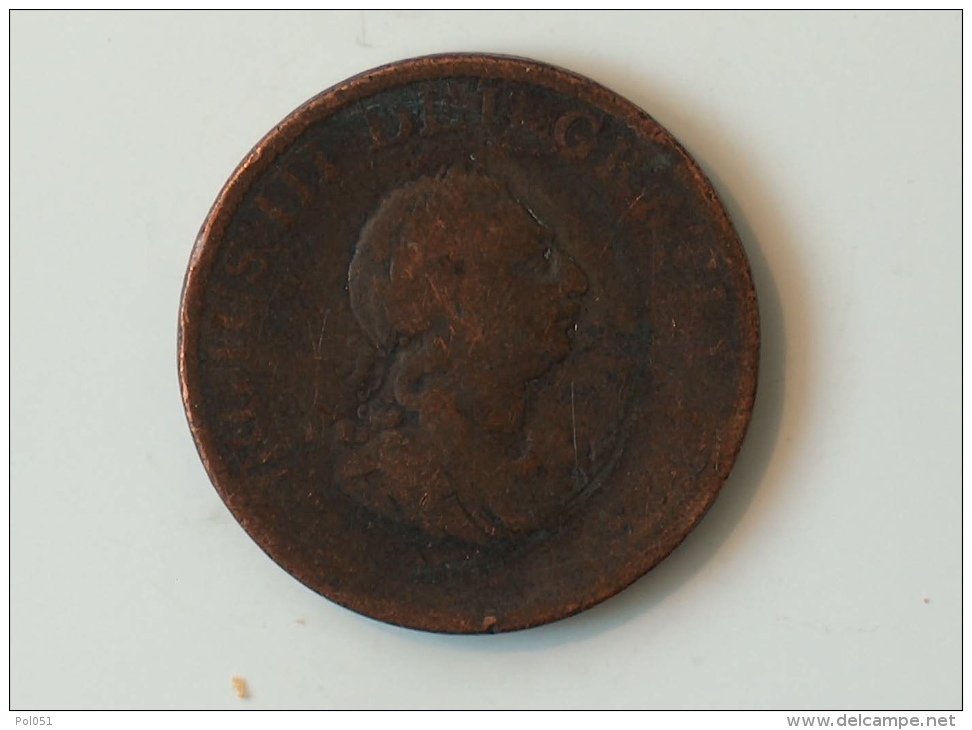 Grande-Bretagne Half Penny 1799 - B. 1/2 Penny