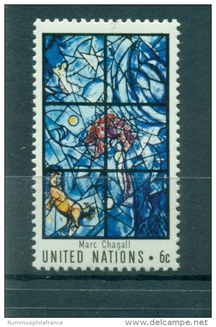 Nations Unies New York 1967 - Michel N. 189 - Marc Chagall - Ongebruikt