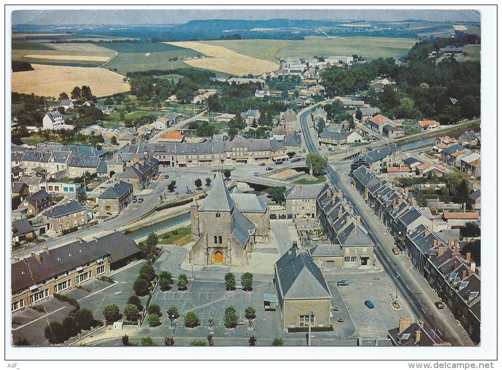 Sux@ CP JOLIE VUE AERIENNE SUR LE CHESNE, ARDENNES 08 - Le Chesne