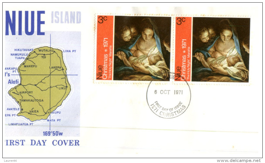 (PH 996) Niue Island FDC Cover - 1971 - Niue