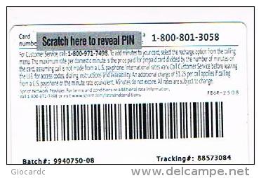 STATI UNITI (USA) - SPRINT (REMOTE)    - 100 DOMESTIC MINUTES    -  MINT - RIF. 8748 - Sprint