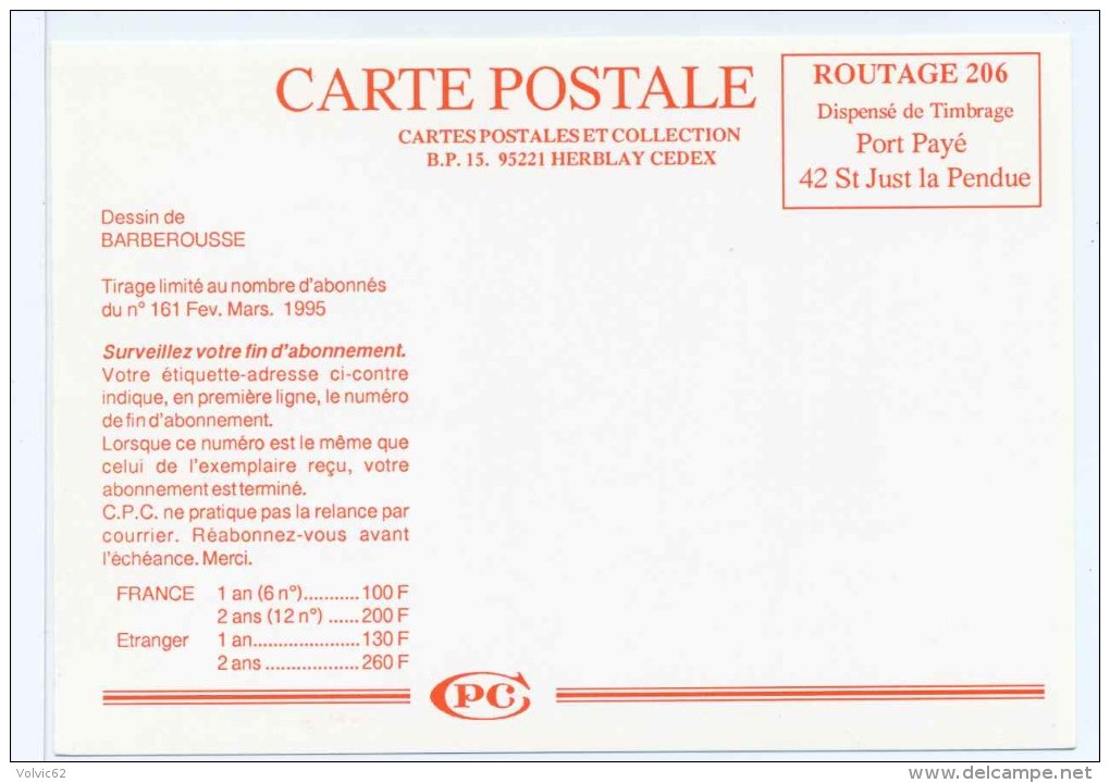 Carte Postale Collection  CPC Barberousse Bonne Annee - Barberousse