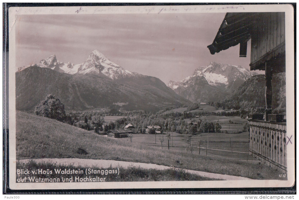 Bischofswiesen - Stanggaß - Blick Vom Haus Waldstein Auf Watzmann Und Hochkalter - Bischofswiesen