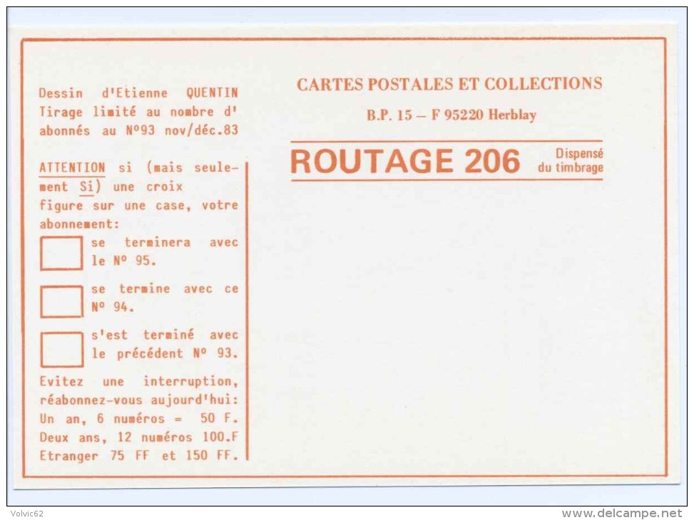 Carte Postale Collection CPC Etienne Quentin Train Sncf Fusee - Quentin