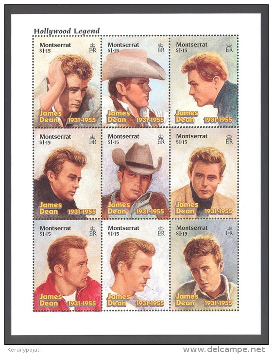 Montserrat - 1996 James Dean Kleinbogen MNH__(THB-3084) - Montserrat