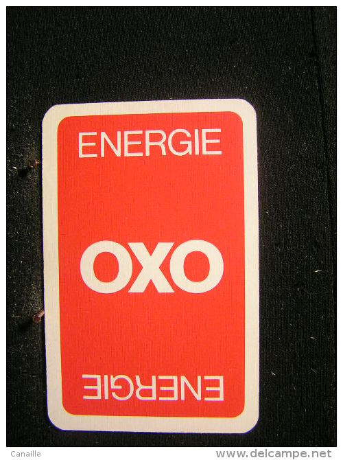 Playcard/Dos De Carte A Jouer(1 Cartes Avec Publicitè) Broth / Brühe / Bouillon: OXO Energie ( Liebig ) - Sonstige & Ohne Zuordnung