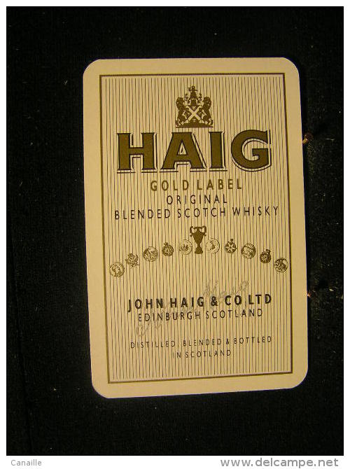 1 Dos De Carte à Jouer / Playcard / Publicitè Au Dos, John Haig & Coltd , Scotch Whisky - Edinburgh Scotland - Sonstige & Ohne Zuordnung