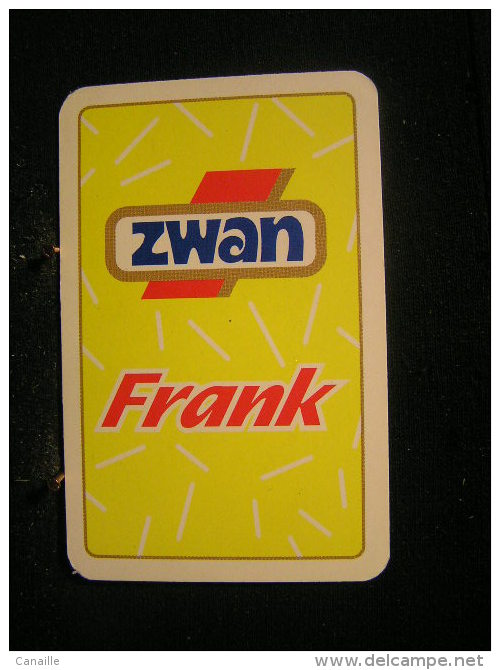 Playing Cards / Carte A Jouer / 2 Dos De Cartes,Inscription  Publicitaire / Zwan (Frank) Bierworst Cigare - Other & Unclassified