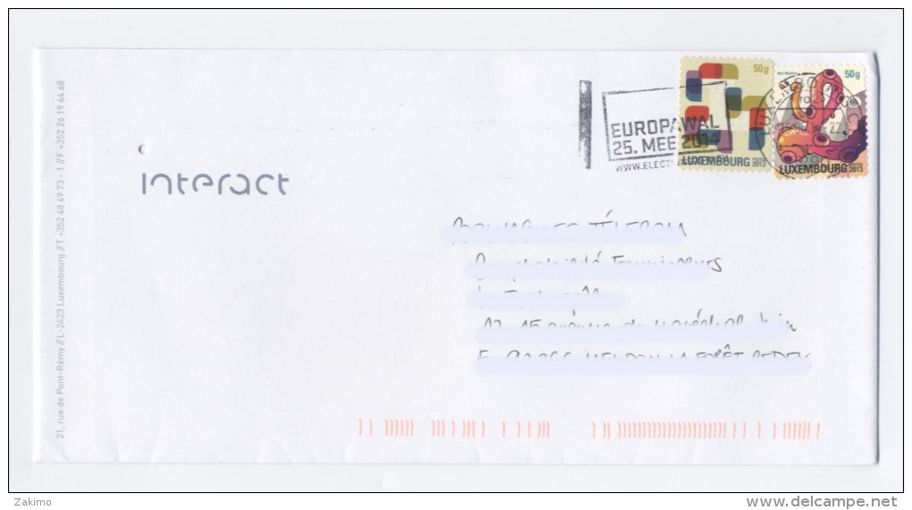 LETTRE 2014-LUXEMBOURE--E418 - Brieven En Documenten