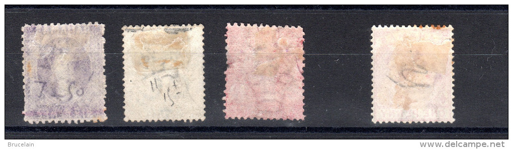 BAHAMAS Britanniques -  Petit Lot - N° 2 A  - N° 4 A - N° 11 - Ob -  + N° 18 - * - - 1859-1963 Kolonie Van De Kroon