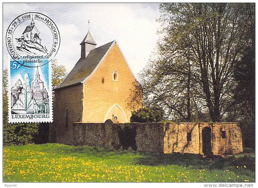 LUXEMBOURG  CARTE PHILATELIQUE    NUM-YVERT 935 MONDORF - Maximum Cards